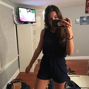Navy Blue romper